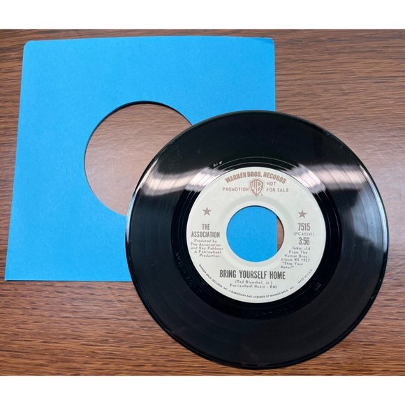 The Association Bring Yourself Home / It's Gotta Be Real 45 Pop Rock Promo - Picture 3 of 4